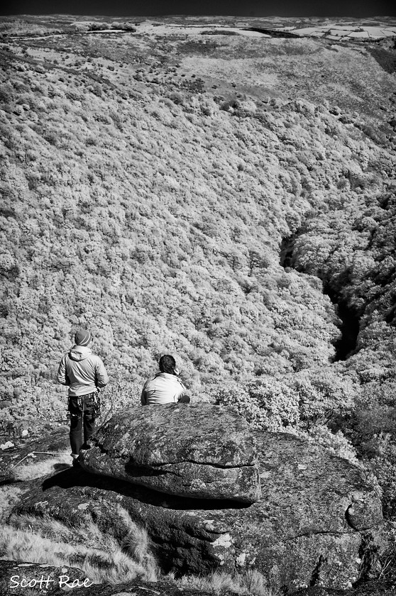 DSC0096 
 Keywords: devon sw england water river trees moor dartmoor spring infrared b&w people