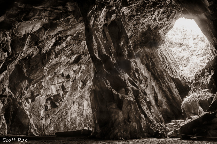 Cathedral-Cavern-IR 
 Keywords: uk nw england summer mountains abstract cave hdr infrared b&w