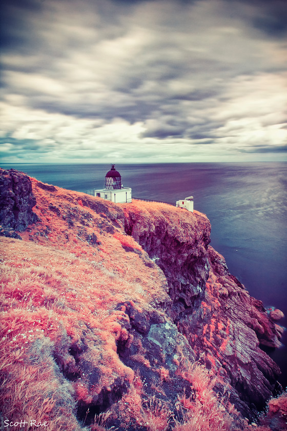 St Abbs Head IR FC 
 Keywords: borders sea water coast transport infrared summer buildings scotland