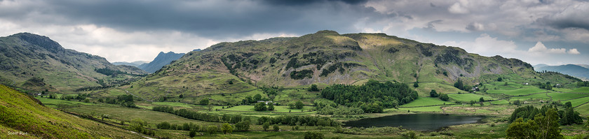 Lingmoor-Fell 
 Keywords: uk nw england water summer mountains river panorama lake