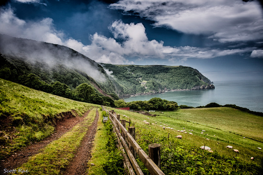 North Devon Coast 
 Keywords: UK summer england Devon SW sea coast water moor exmoor hills