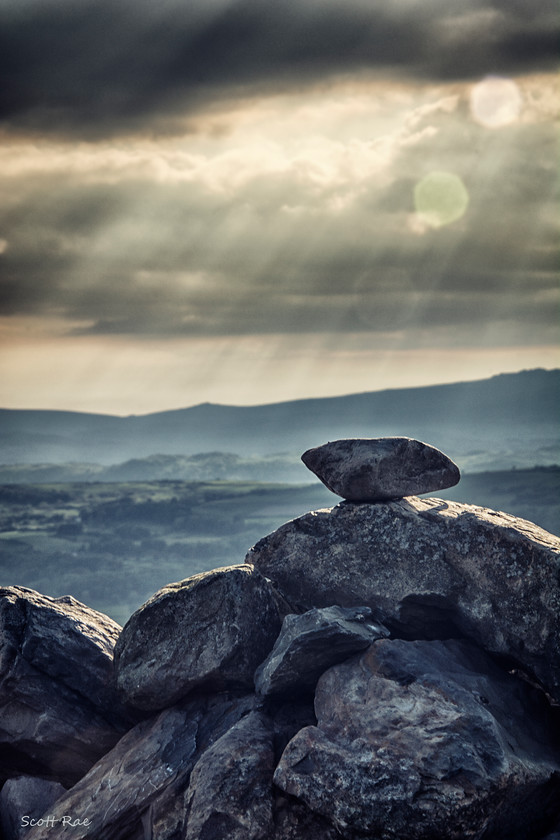 Cairn-on-Balwith-Fells 
 Keywords: uk nw england summer mountains moor abstract