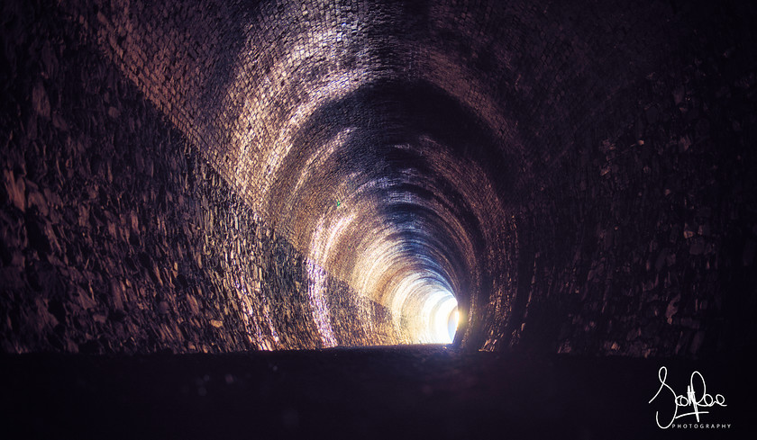 South Park Tunnel 
 Keywords: peebles scotland transport borders spring panorama abstract