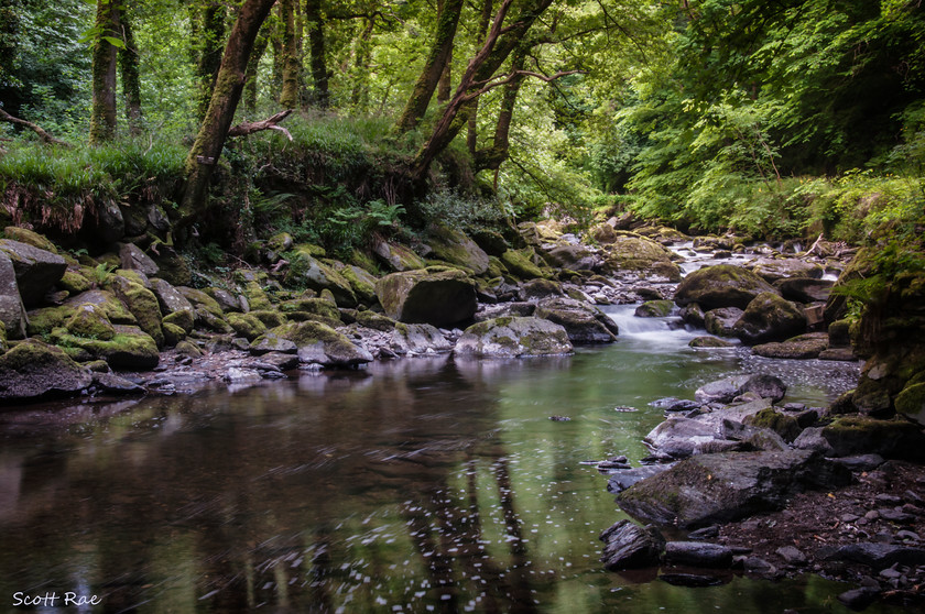 Bend in the River 
 Keywords: UK summer england Devon SW river water moor exmoor